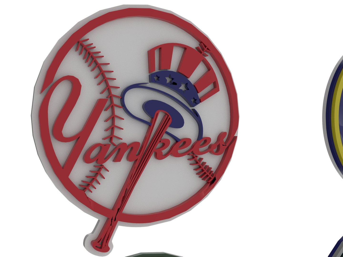 MLB Major League Baseball EVERY TEAMS LOGOS model - TurboSquid 2079898
