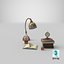 3D desk decor set 03