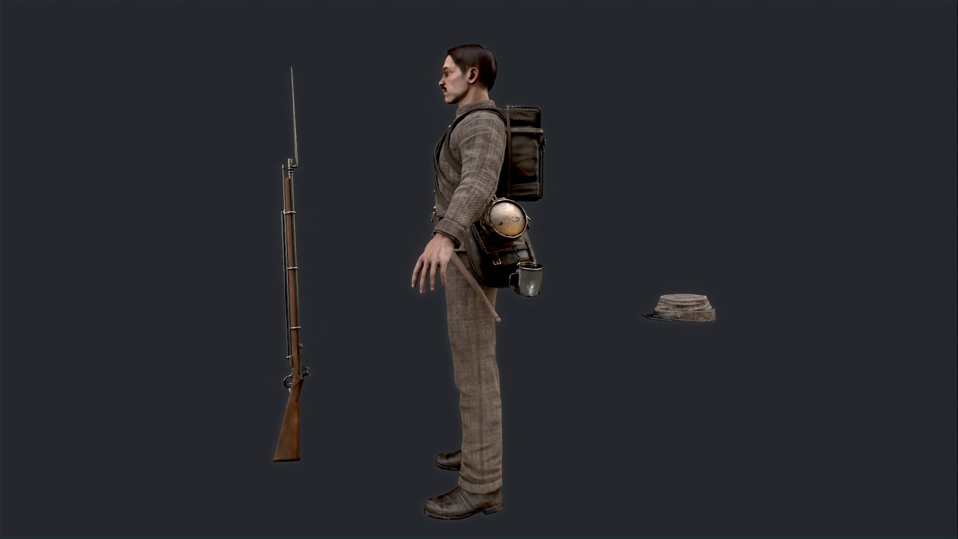 3D Model Soldier S3 Version2 - TurboSquid 2152630