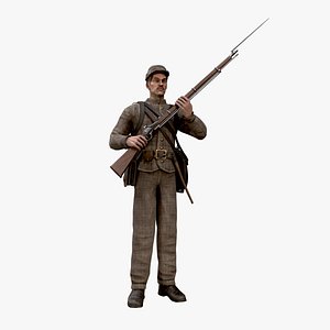 3D model Soldier s3 version2