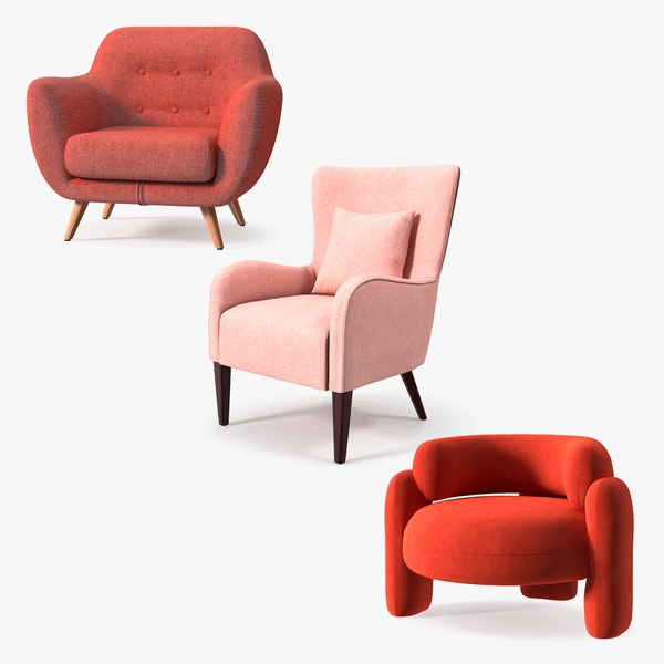 Furnishings Wingback-Chair 3D Models for Download | TurboSquid