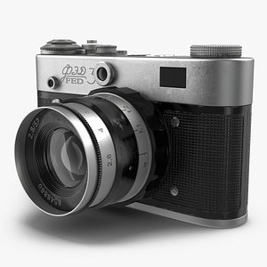 3ds max vintage film camera 3