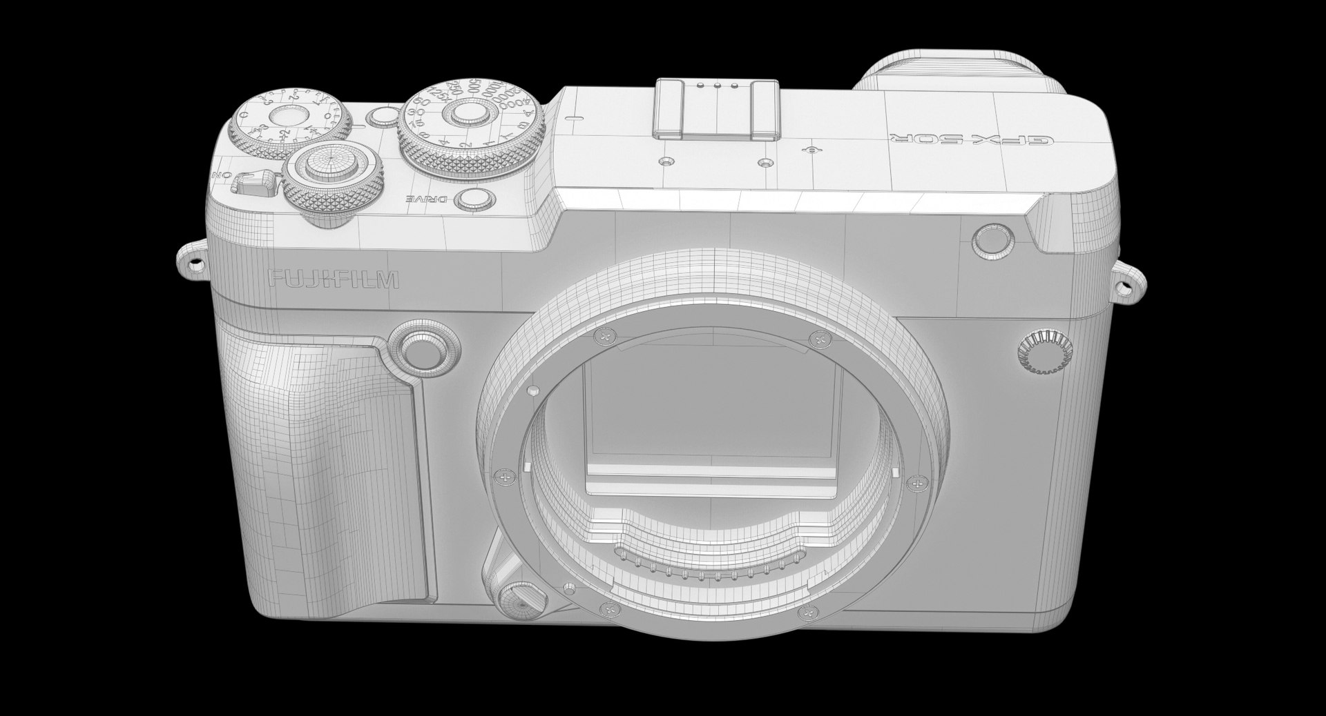 Photoreal Medium Format Camera Model - TurboSquid 1348945