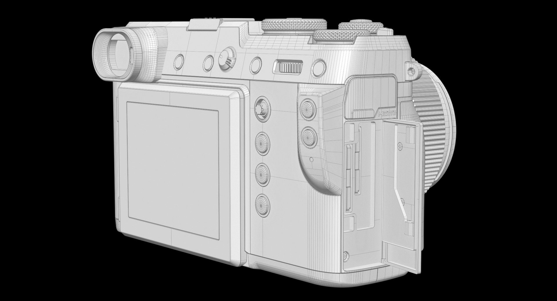Photoreal Medium Format Camera Model - TurboSquid 1348945