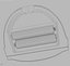 3d photoreal digital alarm clock model
