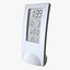 3d photoreal digital alarm clock model
