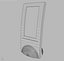 3d photoreal digital alarm clock model