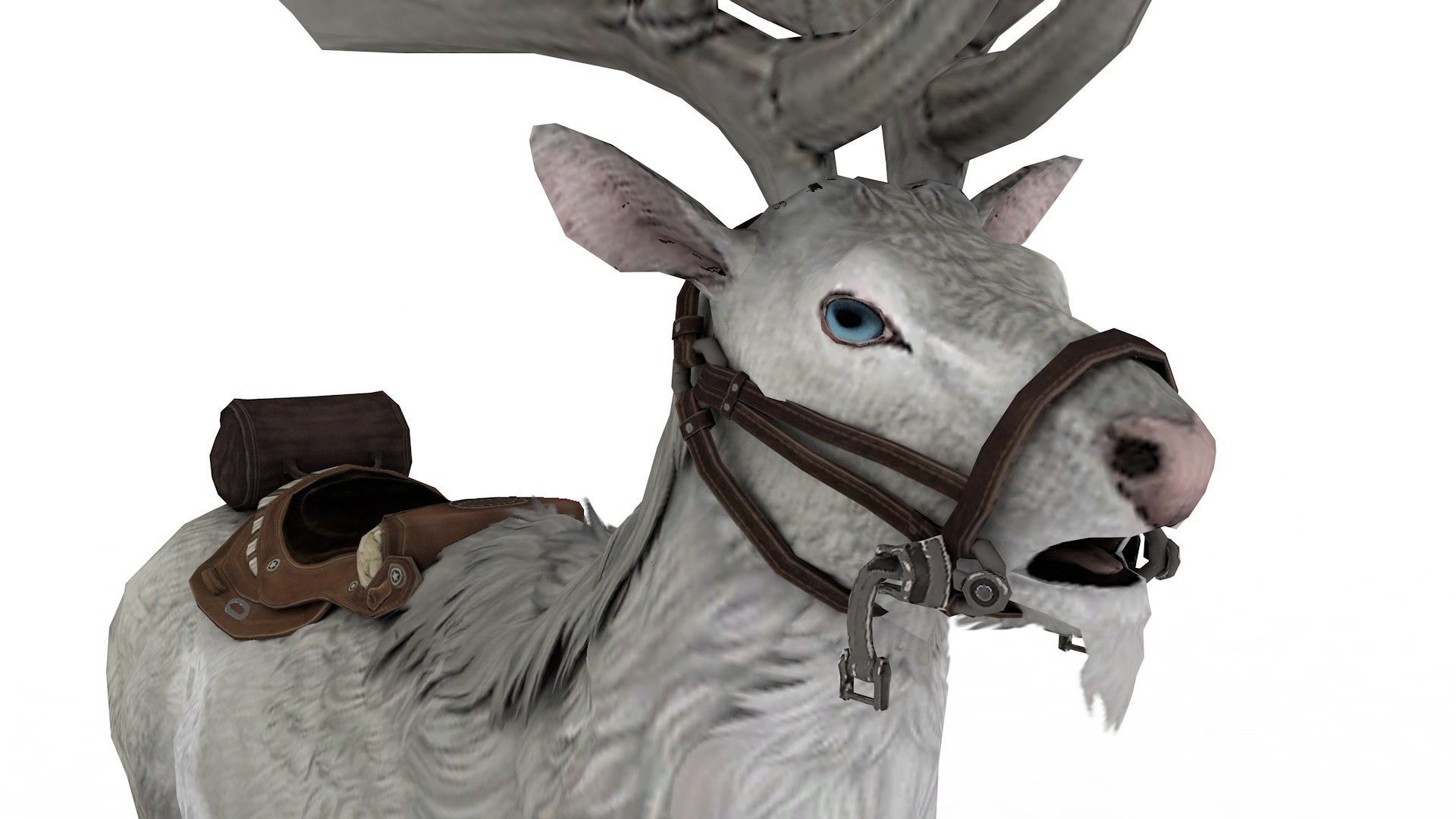 3D Hazy White Deer 521 main image 1