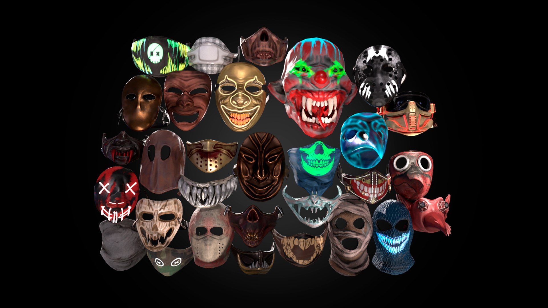 3D Masks Pack Medium https://p.turbosquid.com/ts-thumb/xo/CGprEf/VF/preview_005/png/1745143990/1920x1080/fit_q87/e478c96d6aea1664098999d3039908d918209451/preview_005.jpg