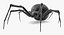 3D black widow spider rigged