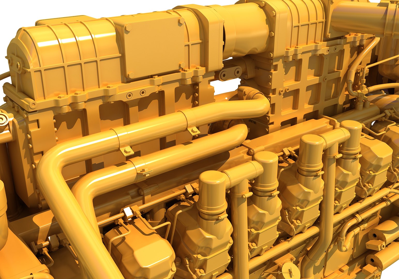 heavy duty engine 3d 3ds