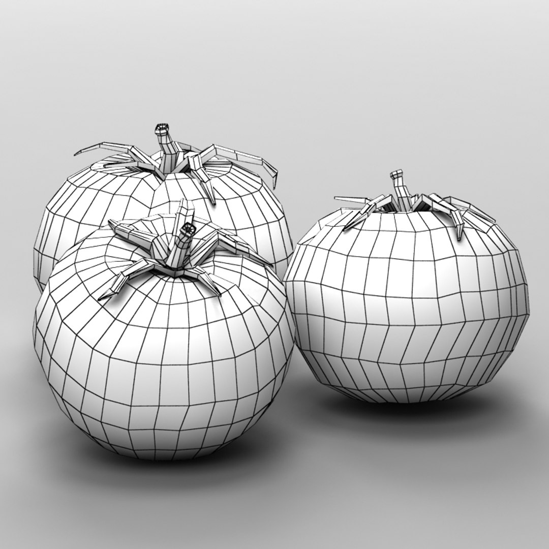 3d tomato model