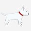 bull terrier toon rende
