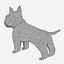 bull terrier toon rende