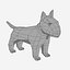 bull terrier toon rende