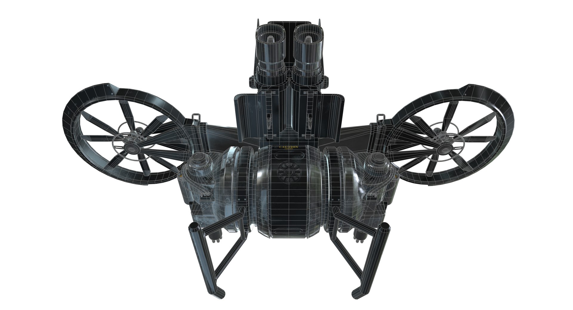 3d Model Sci Fi Drone