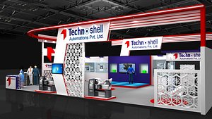 2 SIDE OPEN STAND 3D model