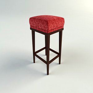 3d model bar stool