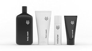 Black Wolf Shower Bundle for Dry Skin
