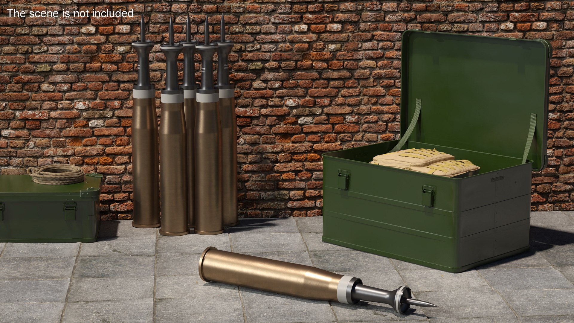 3D 105 Mm Caliber Kinetic Projectile - TurboSquid 2224903