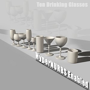 cinema4d martini glass drinking