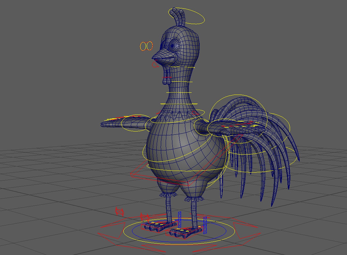 Cartoon Chicken Rigged 3D - TurboSquid 1708515