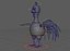 Rigged Cartoon Chicken "Rooster"