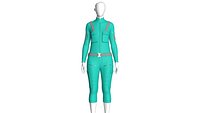 Girls Tactical Jumpsuit With Shoulder Straps