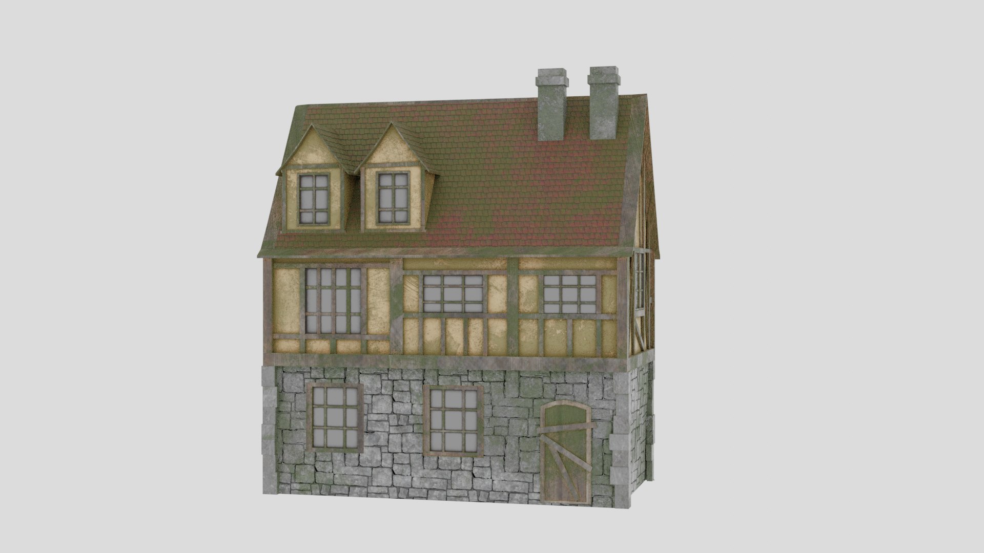 3D 3 House - TurboSquid 1697310