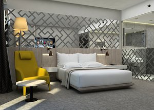 hotel room 3d model