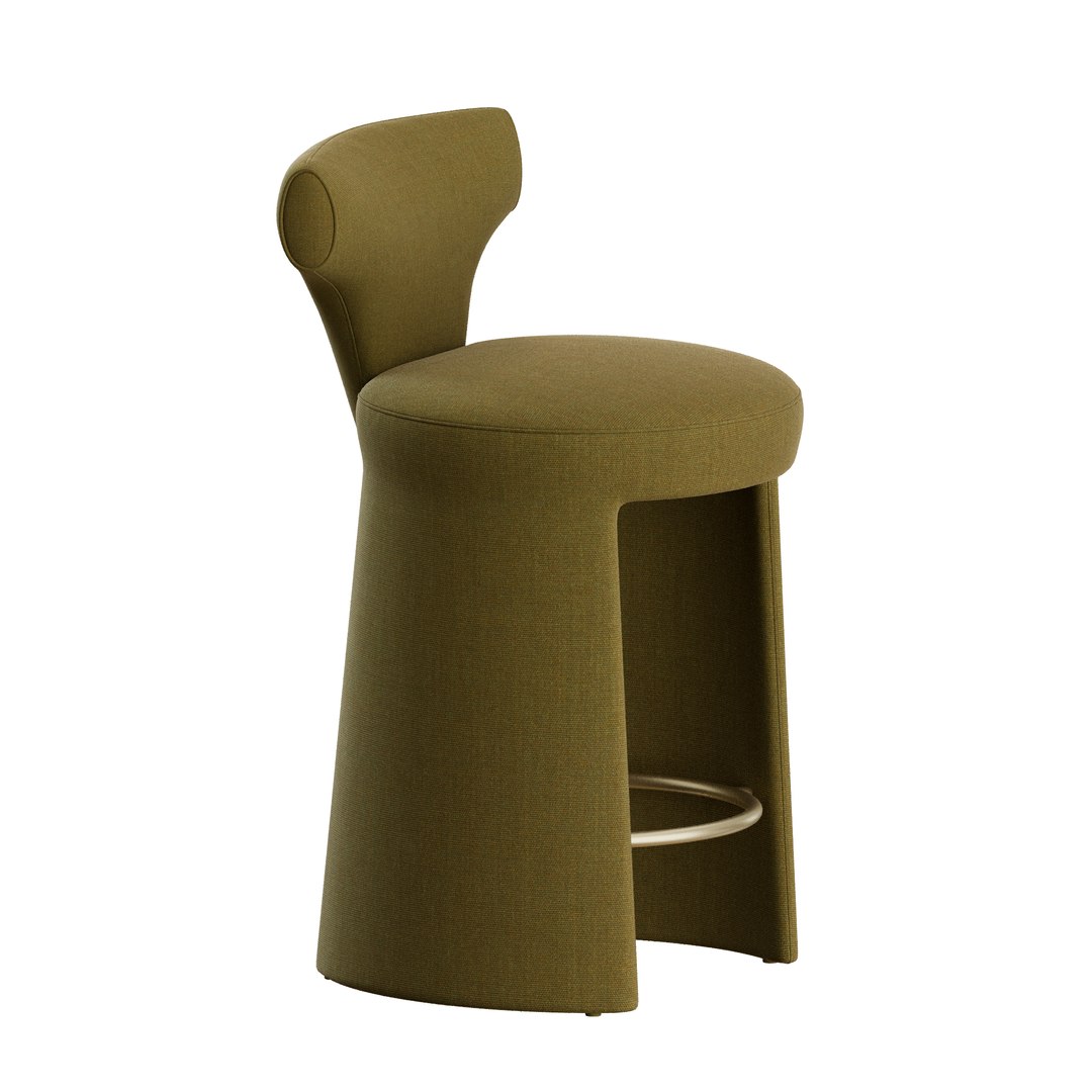 Inga Stool By Baxter Model - TurboSquid 2422504