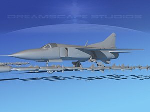 dxf mig-23 flogger b fighter
