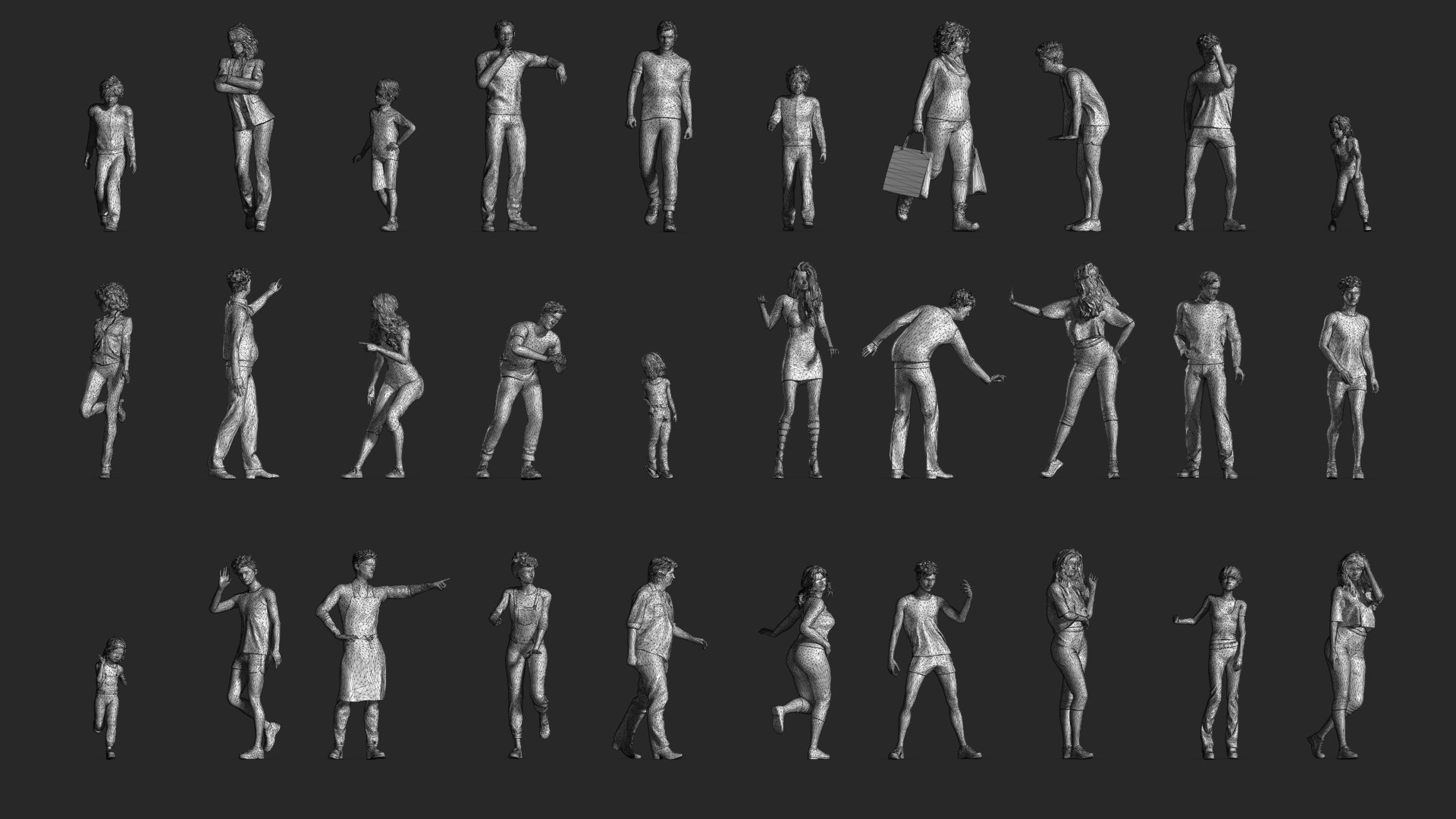 3D LP People 04 Walk Model - TurboSquid 2260522