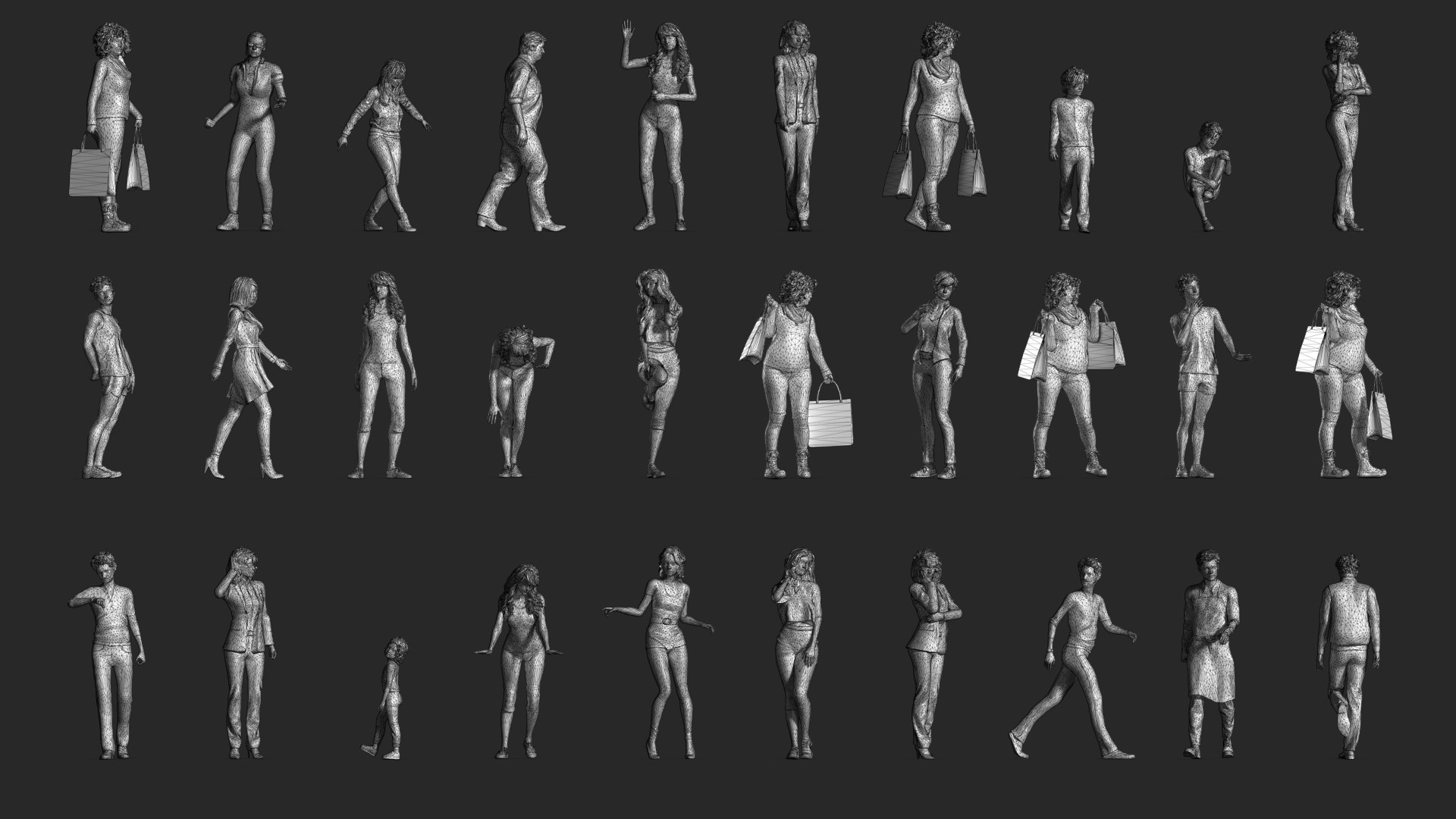3D LP People 04 Walk Model - TurboSquid 2260522
