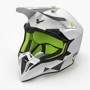 Offroad Motocross Helmet White