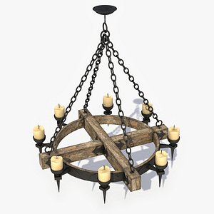 Old Medieval Chandelier 2