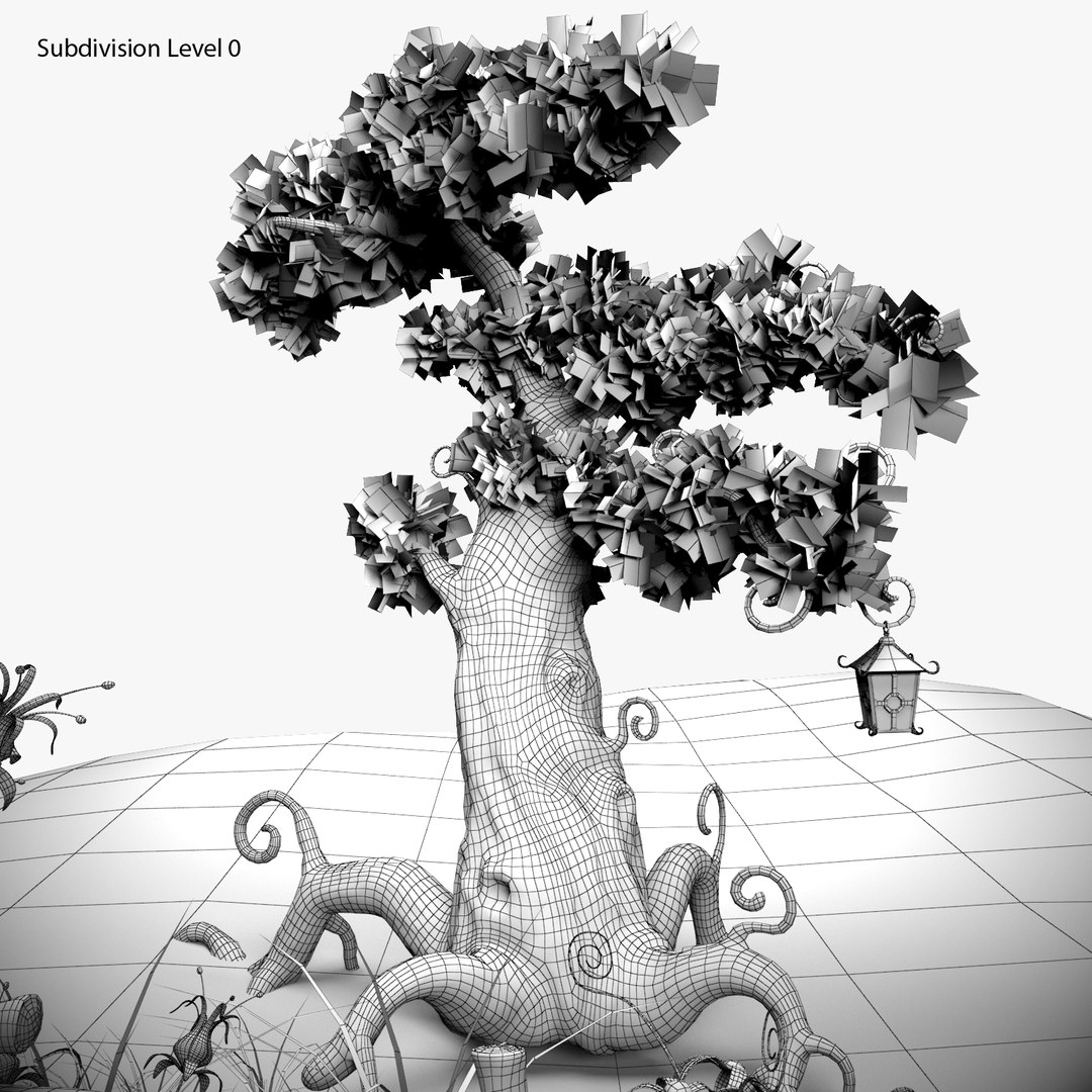 3d Model Of Scene Plants