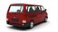 classic 1998 volkswagen transporter 3D model