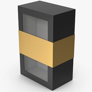Black Package Box 3D