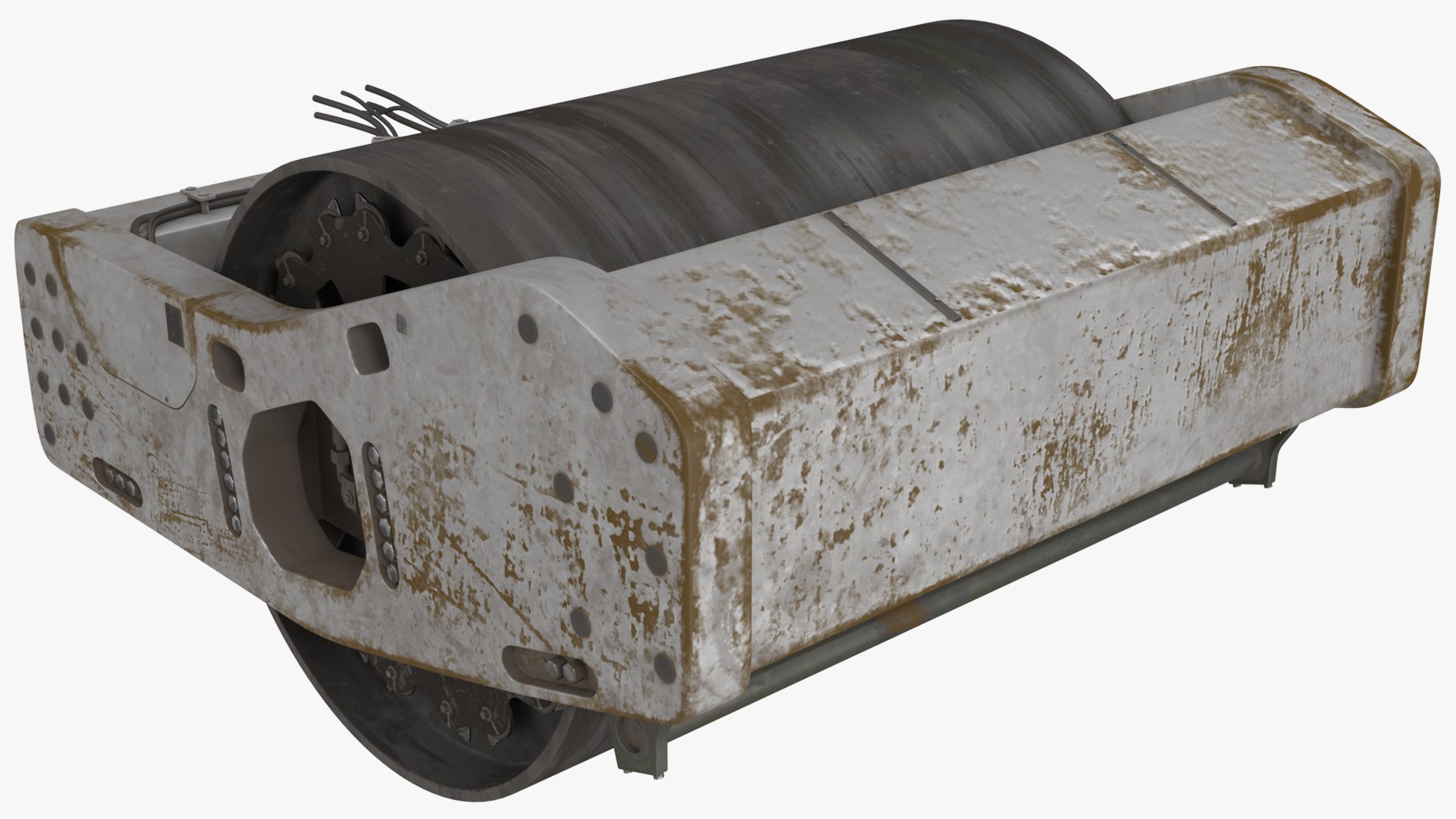 Single Drum Compactor 3D model preview