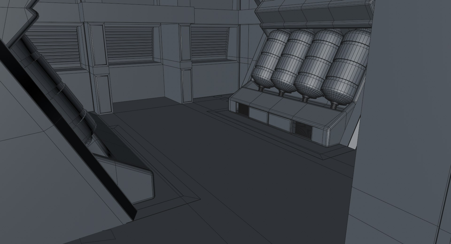 3D Sci Fi Interior Model - TurboSquid 1397566