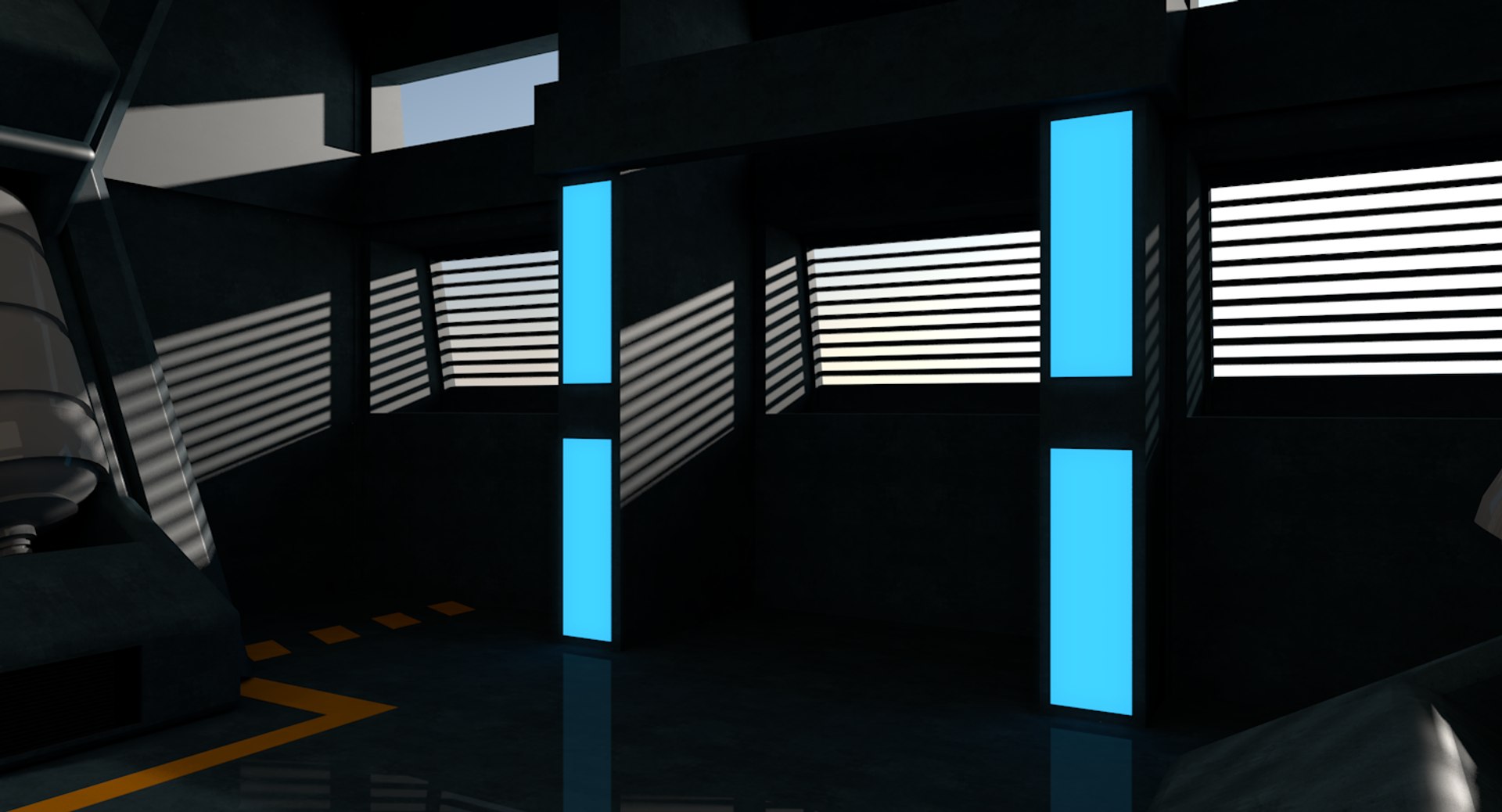 3D Sci Fi Interior Model - TurboSquid 1397566