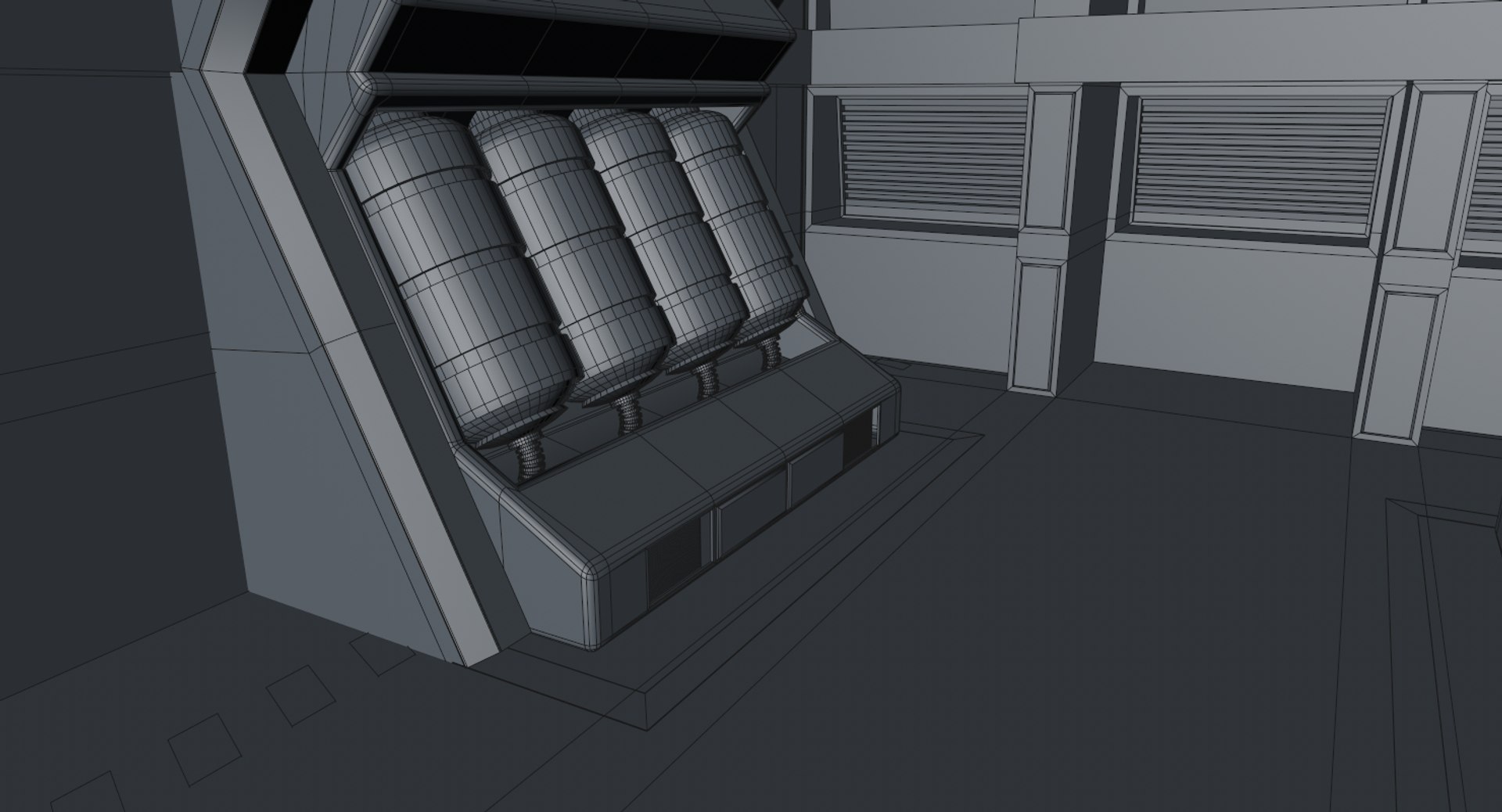 3D Sci Fi Interior Model - TurboSquid 1397566