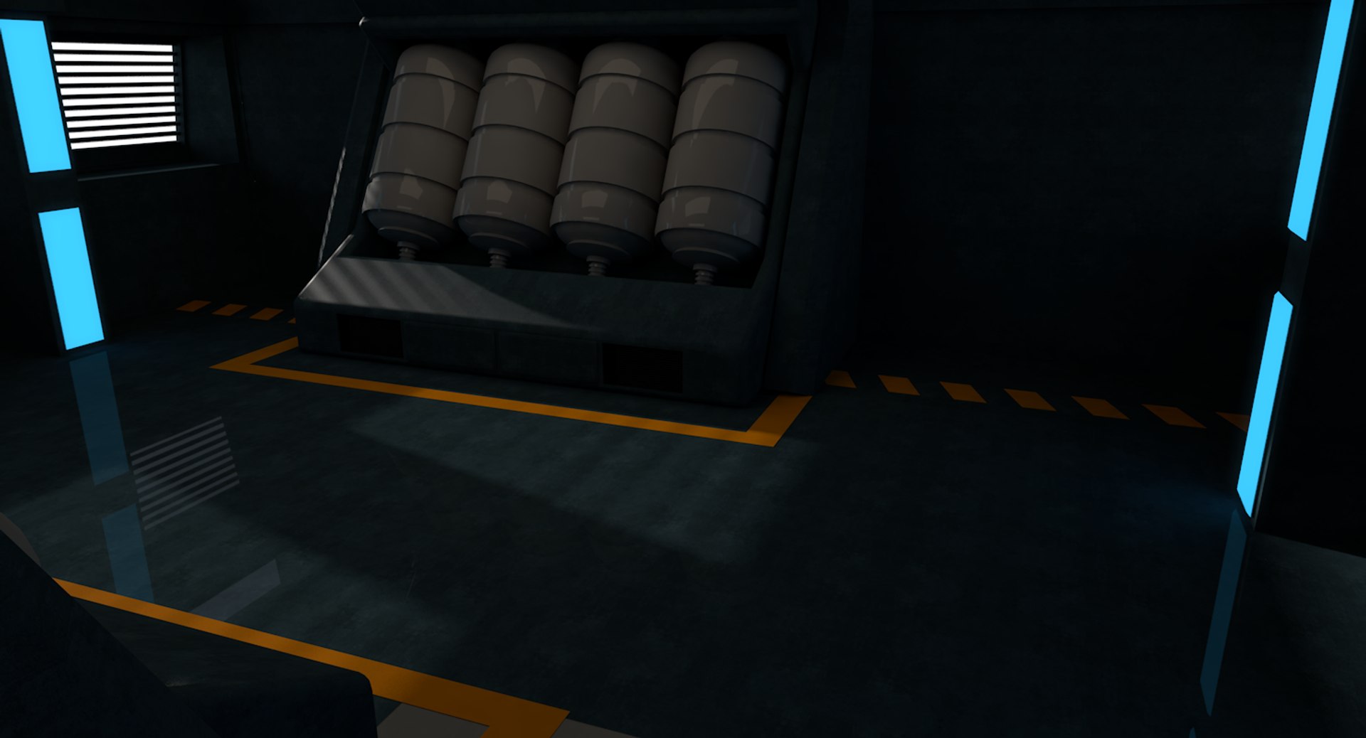 3D Sci Fi Interior Model - TurboSquid 1397566