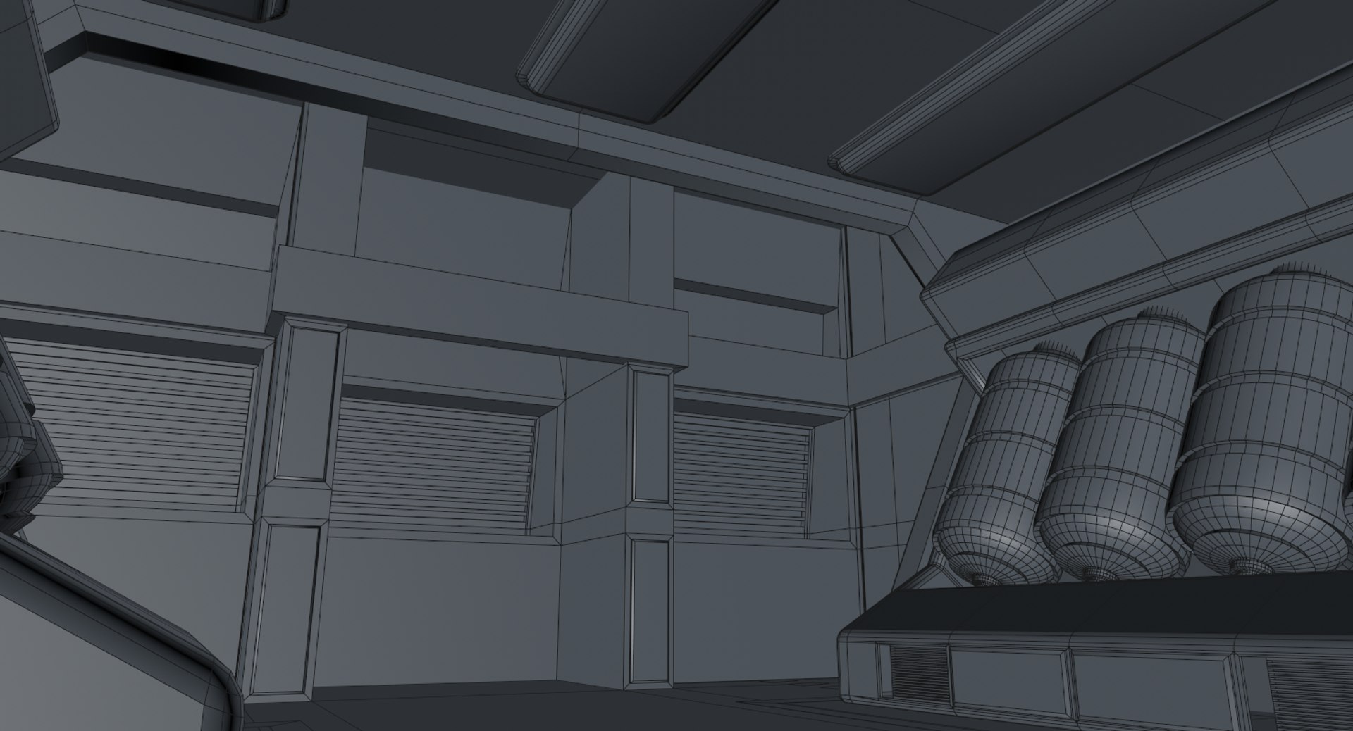 3D Sci Fi Interior Model - TurboSquid 1397566