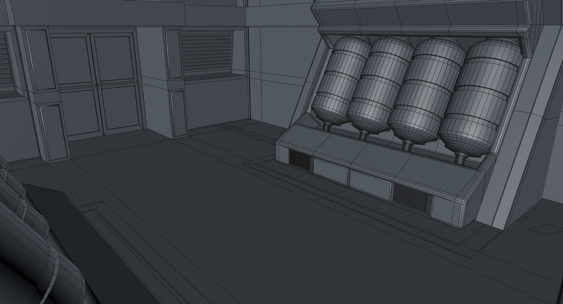 3D Sci Fi Interior Model - TurboSquid 1397566
