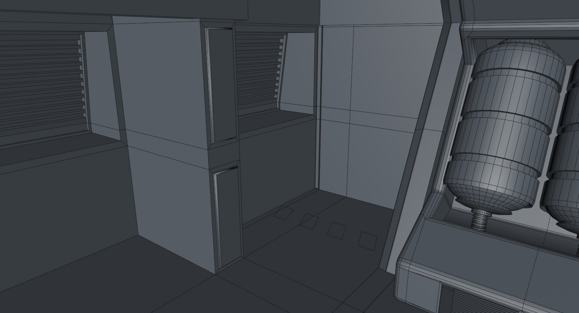 3D Sci Fi Interior Model - TurboSquid 1397566