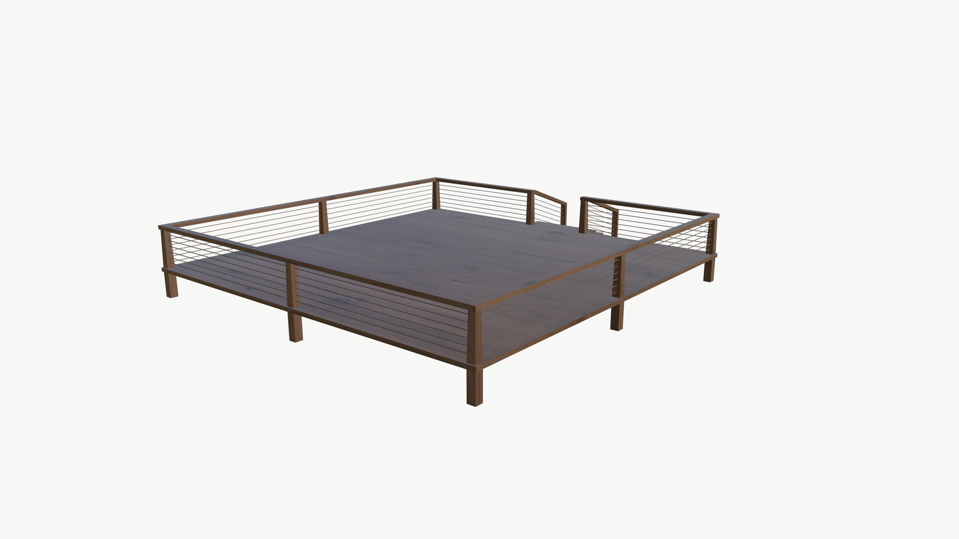 Platform Wooden 3D Model - TurboSquid 2116775