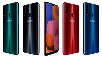 Samsung Galaxy A20s All Colors Low Poly