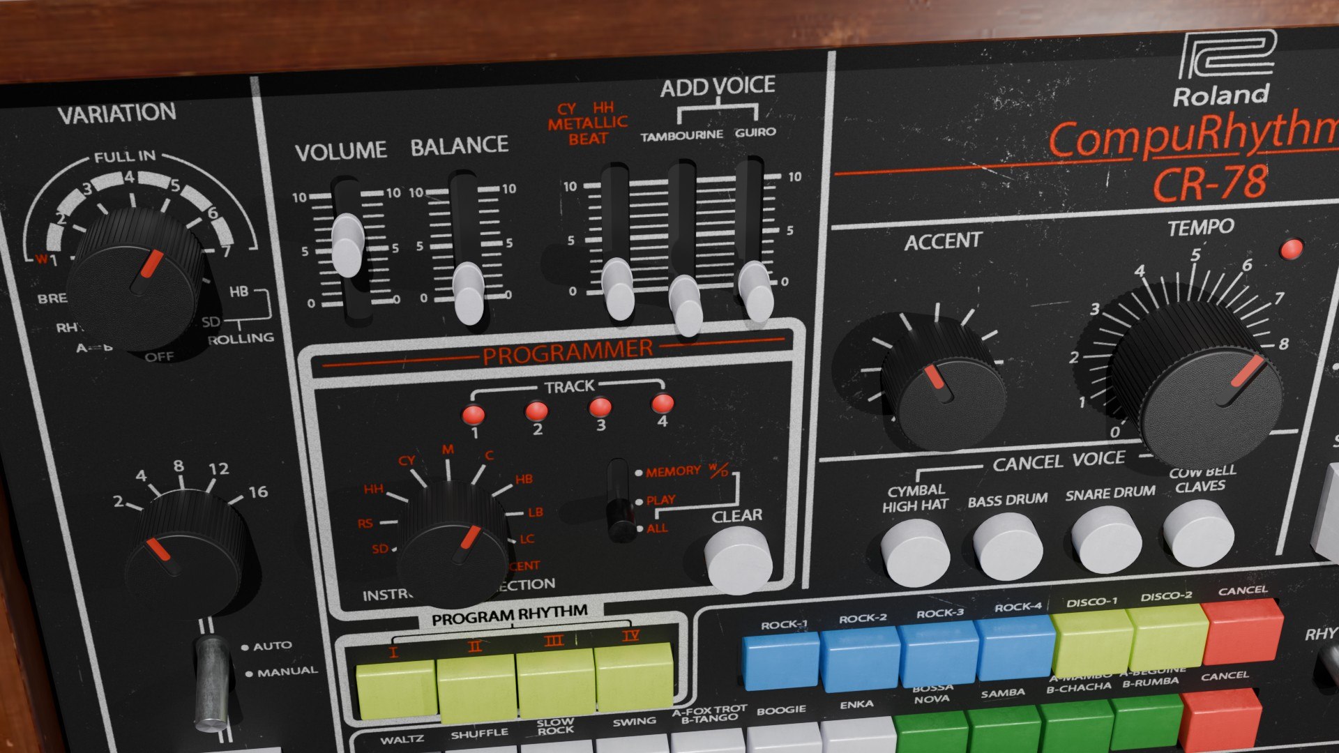 Roland CR-78 3D Model - TurboSquid 2396526